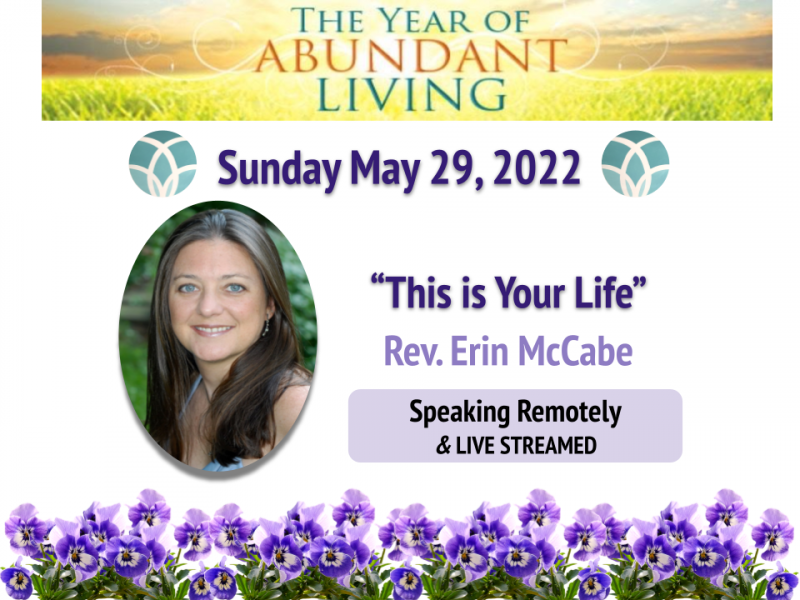 Sunday Service Rev. Erin McCabe