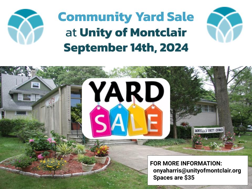 YARD SALE SEPT 14